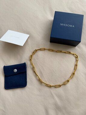 Missoma Coterie 18k Gold Plated Link Chain Necklace
